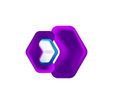 Vektör ok geometrik afişi harmanlanmış renk şekilleri efektleriyle oluşturuldu. Moda basit düğme, simge ya da ticari markalaşma şablonu, minimal stil. Duvar kağıdı, afiş, arkaplan