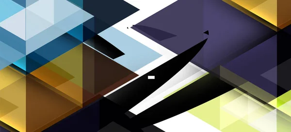 Abstraktes Dreiecksmuster, farbenfroher Hintergrund. Präsentationsvorlage. moderne strukturierte Form. trendiger moderner Stil — Stockvektor