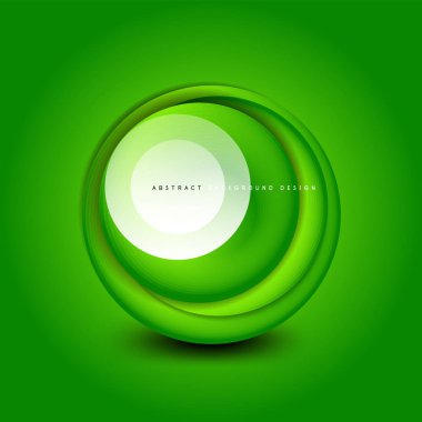 Vektör girdap dairesi pankartı, 3 boyutlu soyut küre veya yuvarlak şekil simgesi veya arkaplan şablonları. Duvar Kağıdı, Sancak, Arkaplan, Kart, Kitap İllüstrasyonu, İniş Sayfası