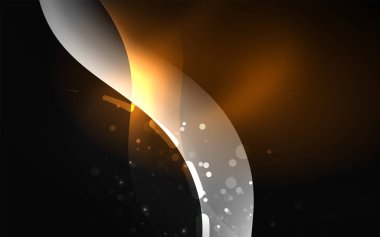 Neon soyut arka plan. Arka plan dekorasyonu. Trendy grafik tasarım.