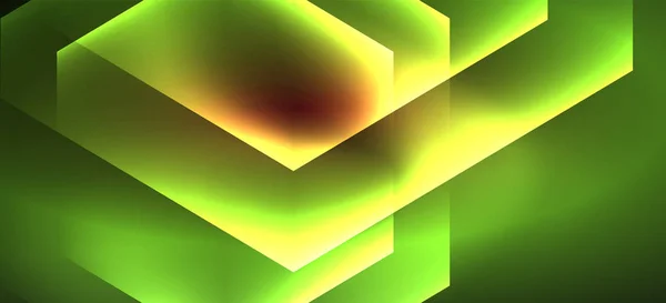 Φωτεινές γραμμές χρώματος νέον φόντο. Αφηρημένο πολύχρωμο πρότυπο ιστού γεωμετρικής σύγχρονης τεχνολογίας έννοια. — Διανυσματικό Αρχείο
