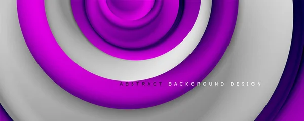 Vector 3d style abstract swirl circles, modern techno digital trendy abstract background. Vector Illustration For Wallpaper, Banner, Background, Card, Book Illustration, landing page