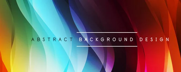 Dynamic trendy simple fluid color gradient abstract background with line effects. Vector Illustration For Wallpaper, Banner, Background, Card, Book Illustration, landing page — ストックベクタ