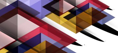 Soyut üçgen desen, renkli zemin. Sunum şablonu. Modern dokulu şekil. Trendy modern tarzı