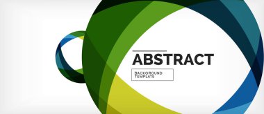 Renkli dalga hatları soyut arka plan, iş veya techno sunumu için renk çizgisi