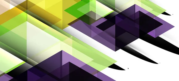 Abstrakt triangel mönster, färgglada bakgrund. Presentationsmall. Modern texturerad form. Trendig modern stil — Stock vektor