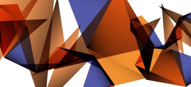 Işık arka planda trendy tarzında üçgen geometrik arka plan. Retro vektör illüstrasyon. Renkli parlak. Trendy modern tarzı. Vektör iş illüstrasyon.