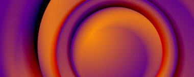 Vektör 3d tarzı soyut girdap daireleri, modern tekno dijital moda soyut arka plan. Duvar Kağıdı, Sancak, Arkaplan, Kart, Kitap İllüstrasyonu, İniş Sayfası