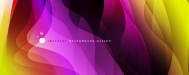 Dinamik dalga çizgisi efektli basit akışkan renk gradyan soyut arka plan. Duvar Kağıdı, Sancak, Arkaplan, Kart, Kitap İllüstrasyonu, İniş Sayfası