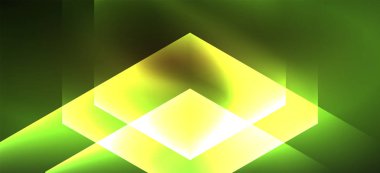 Vintage holografik parlak neon renk ışık, herhangi bir amaç için büyük tasarım. Soyut sihirli hareket arka planı. Vintage sinema konsepti. Teknoloji arka planı.