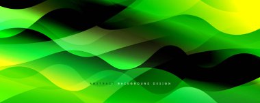 Dinamik dalga çizgisi efektli basit akışkan renk gradyan soyut arka plan. Duvar Kağıdı, Sancak, Arkaplan, Kart, Kitap İllüstrasyonu, İniş Sayfası