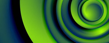 Vektör 3d tarzı soyut girdap daireleri, modern tekno dijital moda soyut arka plan. Duvar Kağıdı, Sancak, Arkaplan, Kart, Kitap İllüstrasyonu, İniş Sayfası