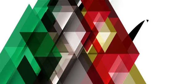 Absztrakt koncepció háromszög grafikai elem. Technológiai háttér. Banner, plakát sablon — Stock Vector