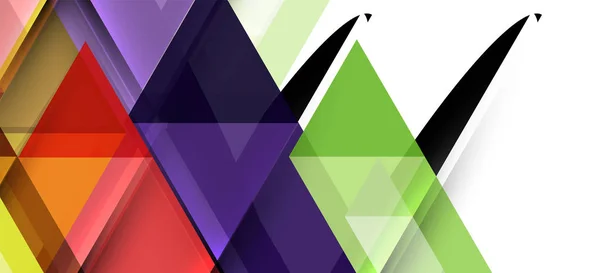 Absztrakt koncepció háromszög grafikai elem. Technológiai háttér. Banner, plakát sablon — Stock Vector
