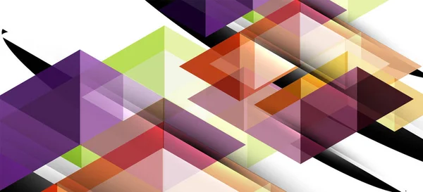Coloridos triángulos repetitivos geométricos modernos en estilo contemporáneo sobre fondo blanco. Forma geométrica abstracta. Textura moderna y elegante — Archivo Imágenes Vectoriales