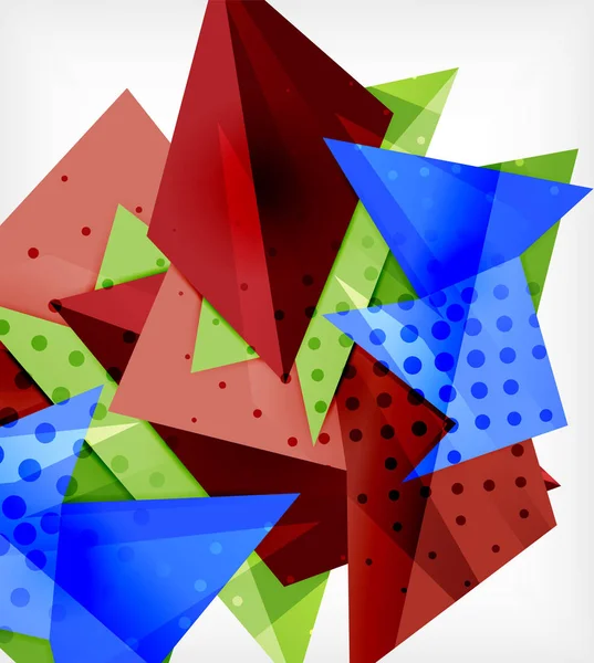 Сучасна картка орігамі. Сучасний елемент дизайну орігамі. Кольоровий геометричний візерунок. Абстрактний фон з низьким рівнем поліції. Шаблон презентації . — стоковий вектор