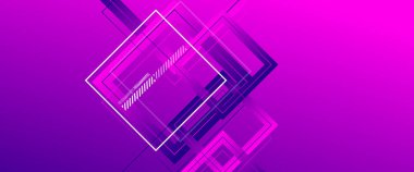 Basit kare veya dikdörtgen geometrik şekilli soyut bir arkaplan. Sıvı eğimli geometrik şablon. Çizgi tasarımı, teknoloji konsepti. Duvar Kağıdı, Sancak Arkaplanı için Vektör İllüstrasyonu