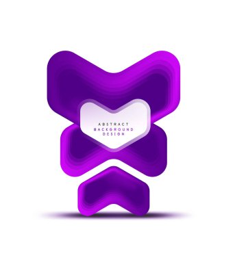 Vektör ok geometrik afişi harmanlanmış renk şekilleri efektleriyle oluşturuldu. Moda basit düğme, simge ya da ticari markalaşma şablonu, minimal stil. Duvar kağıdı, afiş, arkaplan