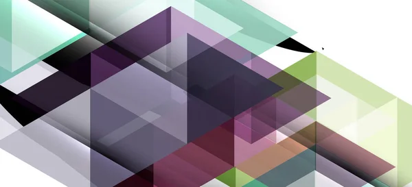 Modèle de triangle abstrait, fond coloré. Modèle de présentation. Forme texturée moderne. Style moderne à la mode — Image vectorielle