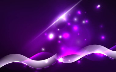 Neon soyut arka plan. Arka plan dekorasyonu. Trendy grafik tasarım.