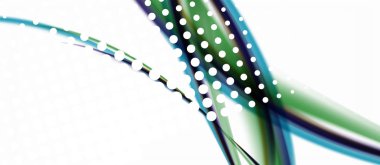 Trendy soyut dalga bulanıklık deseni, duvar kağıdı tasarımı için beyaz arka plan üzerinde çok renkli çizgiler. Renkli arka plan vektörü. Yaratıcı vektör elemanı.