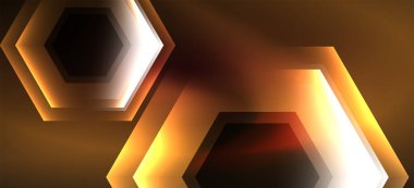 Neon parlak renk hatları arka plan. Soyut renkli Web şablonu geometrik modern teknoloji kavramı.