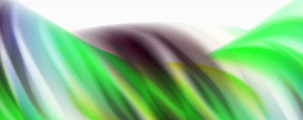 Glänzend bunte flüssige Wellen abstrakten Hintergrund,, moderne Techno-Linien — Stockvektor