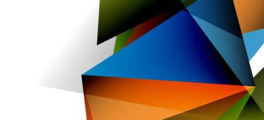 Işık arka planda trendy tarzında üçgen geometrik arka plan. Retro vektör illüstrasyon. Renkli parlak. Trendy modern tarzı. Vektör iş illüstrasyon.