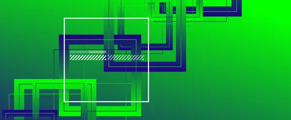 단순 한 사각형 또는 직사각 형 모양의 추상적 배경. 유체기울기 가 있는 기하학적 모형. 기술적 인 개념이었습니다. 벽지에 대한 벡터 삽화, 배너 배경 — 스톡 벡터