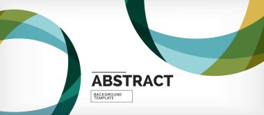 Renkli dalga hatları soyut arka plan, iş veya techno sunumu için renk çizgisi