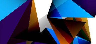 Işık arka planda trendy tarzında üçgen geometrik arka plan. Retro vektör illüstrasyon. Renkli parlak. Trendy modern tarzı. Vektör iş illüstrasyon.