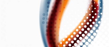 Trendy soyut dalga bulanıklık deseni, duvar kağıdı tasarımı için beyaz arka plan üzerinde çok renkli çizgiler. Renkli arka plan vektörü. Yaratıcı vektör elemanı.