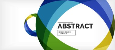 Renkli dalga hatları soyut arka plan, iş veya techno sunumu için renk çizgisi