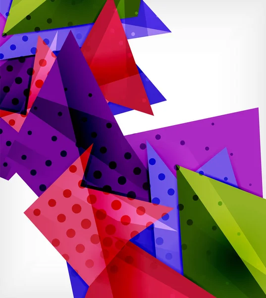 Carte origami moderne. Élément de design origami moderne. Modèle géométrique de couleur. Fond bas-poly abstrait. Modèle de présentation . — Image vectorielle