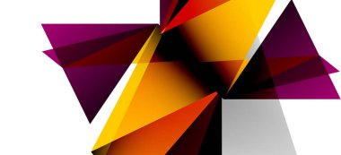 Işık arka planda trendy tarzında üçgen geometrik arka plan. Retro vektör illüstrasyon. Renkli parlak. Trendy modern tarzı. Vektör iş illüstrasyon.