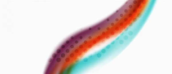Модный абстрактный волновой рисунок, разноцветные линии на белом фоне для оформления обоев. Цветной вектор фона. Творческий векторный элемент . — стоковый вектор
