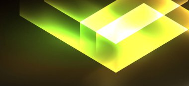 Vintage holografik parlak neon renk ışık, herhangi bir amaç için büyük tasarım. Soyut sihirli hareket arka planı. Vintage sinema konsepti. Teknoloji arka planı.