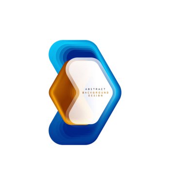 Vektör ok geometrik afişi harmanlanmış renk şekilleri efektleriyle oluşturuldu. Moda basit düğme, simge ya da ticari markalaşma şablonu, minimal stil. Duvar kağıdı, afiş, arkaplan