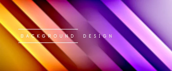 Dynamisk trendig flytande färg gradient abstrakt bakgrund med flödande våglinjer. Vektor Illustration — Stock vektor