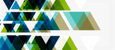 Vektör üçgen geometrik soyut kompozisyon arka plan. Retro vektör illüstrasyon. Süs illüstrasyon