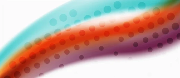Μοντέρνα αφηρημένο κυματοειδές μοτίβο θόλωσης, πολύχρωμες γραμμές σε λευκό φόντο για το σχεδιασμό ταπετσαρία. Πολύχρωμο διάνυσμα υποβάθρου. Δημιουργικό διανυσματικό στοιχείο. — Διανυσματικό Αρχείο