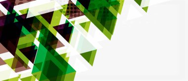 Vektör üçgen geometrik soyut kompozisyon arka plan. Retro vektör illüstrasyon. Süs illüstrasyon