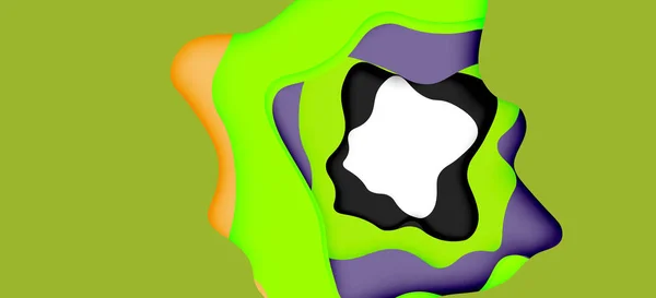 Abstrato recortar ondas abstratas para web design. Padrão geométrico de cor. Quadro de padrão dinâmico geométrico abstrato vetorial — Vetor de Stock