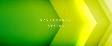 Ok çizgileri, gölgeli dijital şablon ve gradyan arka planda ışıklar. Dinamik düz çizgiler etkisi ile basit akışkan renk gradyan soyut arkaplan