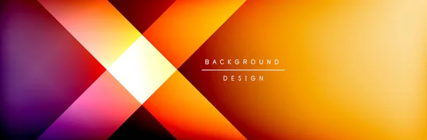 Abstract background - squares and lines composition created with lights and shadows. Technology or business digital template