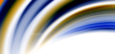 Beyaz, sıvı sıvı renk dalgalarında ipeksi çizgiler. Vector Illustrations for Duvar Kağıdı, Banner, Arkaplan, Kart, Kitap, İllüstrasyon, iniş sayfası, kapak, pankart, poster, afiş, el ilanı, tasarım