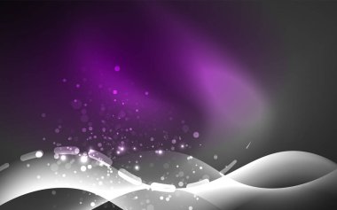 Neon soyut arka plan. Arka plan dekorasyonu. Trendy grafik tasarım.