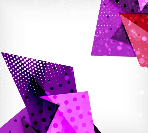 モダンな折り紙カード。現代折り紙のデザイン要素。色の幾何学的パターン。抽象低ポリゴンの背景。プレゼンテーションテンプレート. — ストックベクタ