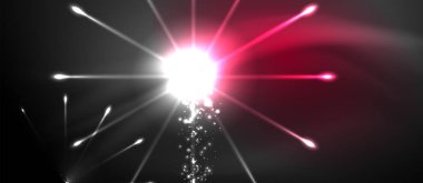 Renkli piroteknik gösterisi. Gökyüzü bulutları. Siyah arka plan. Festival kutlaması. Soyut havai fişek karanlık gökyüzü gece.