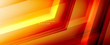 Ok çizgileri, gölgeli dijital şablon ve gradyan arka planda ışıklar. Dinamik düz çizgiler etkisi ile basit akışkan renk gradyan soyut arkaplan